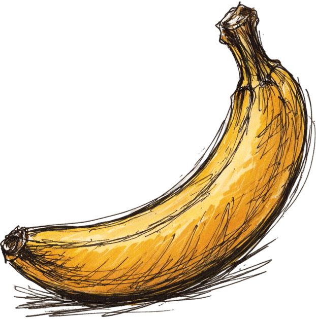 Banane dessinée